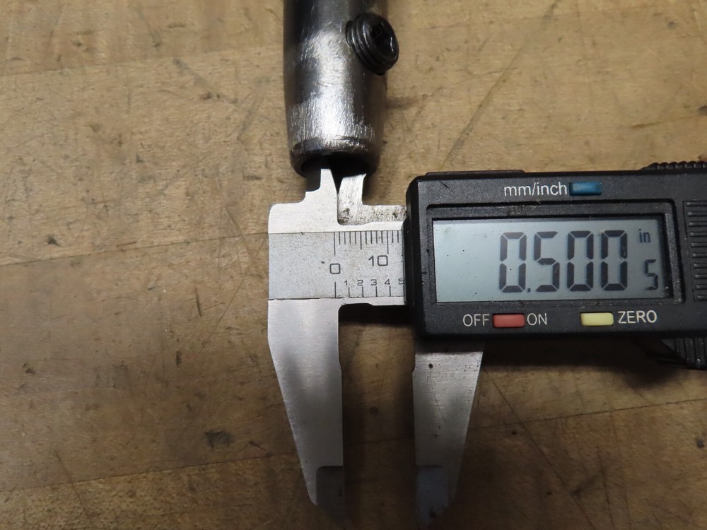 Precision Components LRM-.500-70-1 hardened 1/2" end mill extension 1" shank