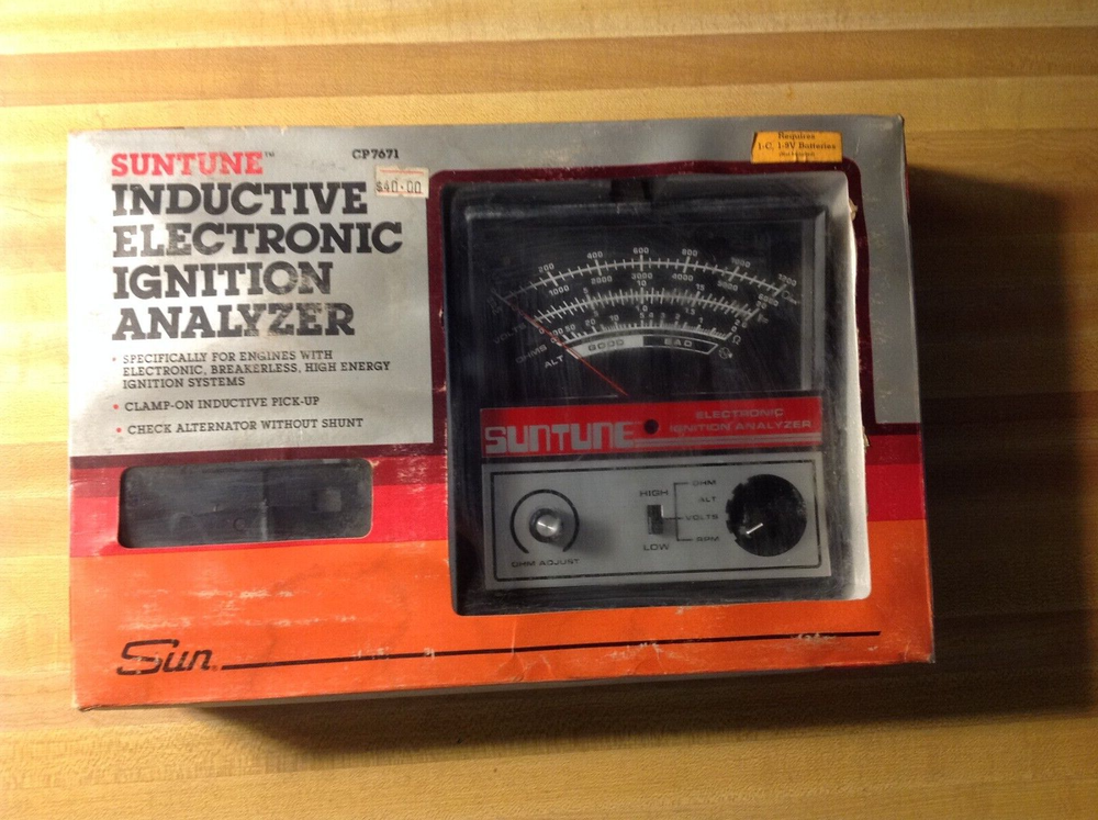 Suntune Inductive Electronic Ignition Analyzer CP7671 BNIB