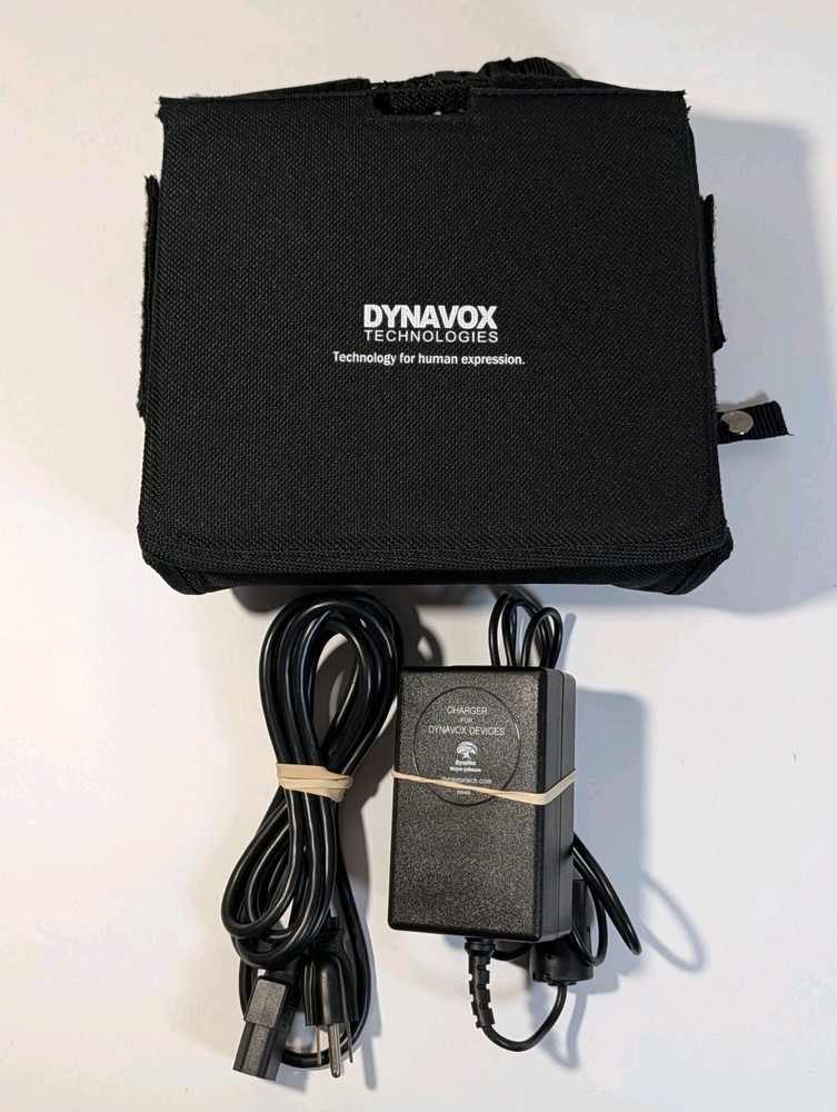 Dynavox V/VMax+ Speech Assist Device Pink + Carrying Case AC Adapter