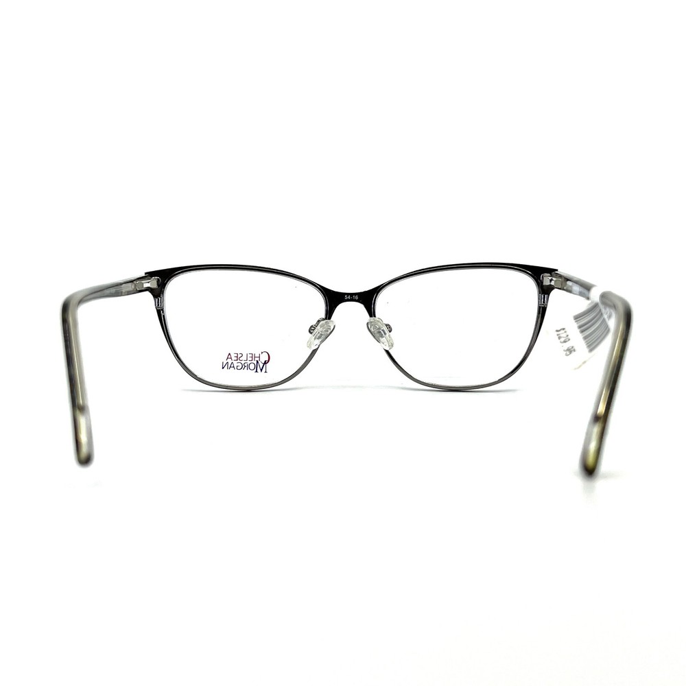 Chelsea Morgan CM8009 BK Eyeglasses Frames Green Rectangular 54-16-140