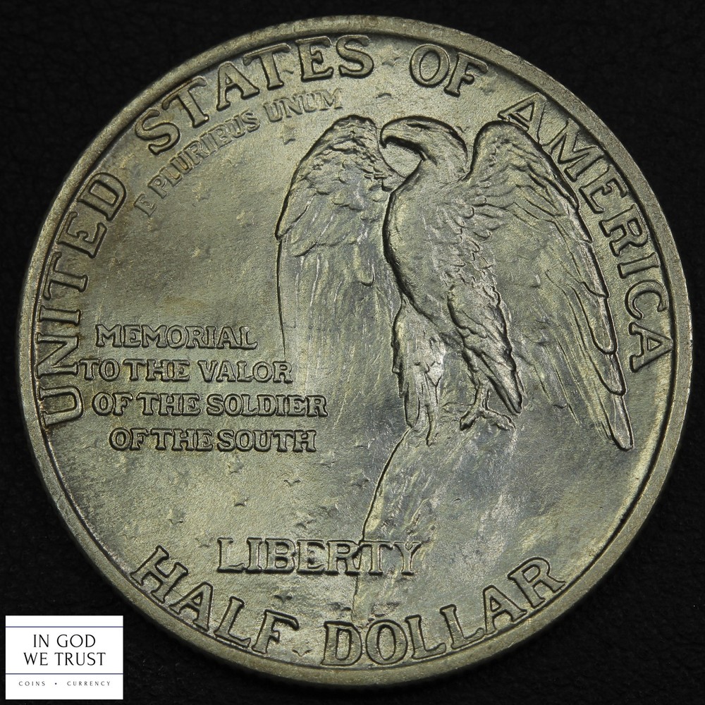 1925 Stone Mountain Commemorative Silver Half Dollar 50C (MS UNC)