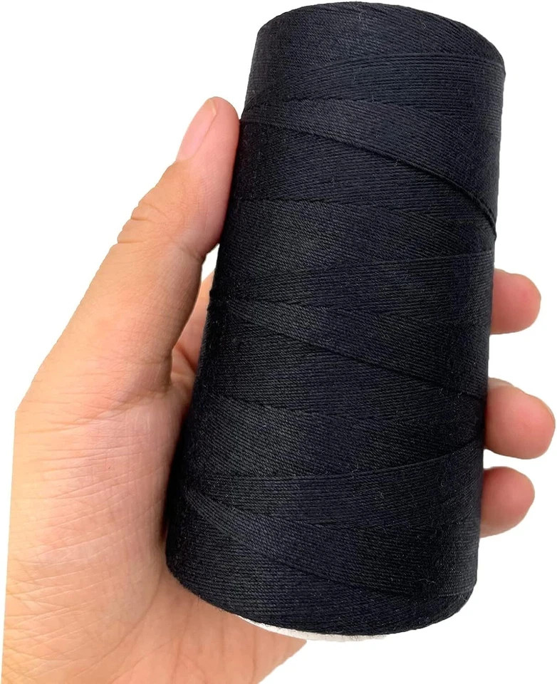 Thick Thread for Sewing Hair, Black Weaving Polyester