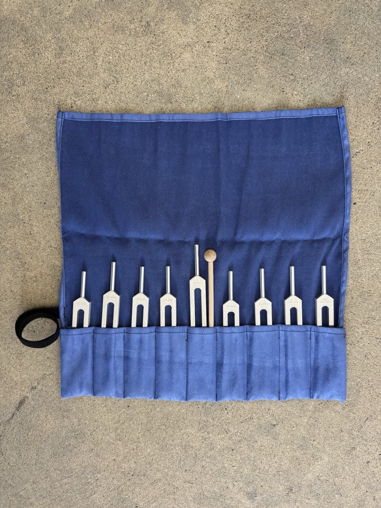 Omnivos 9 Sacred Solfeggio Tuning Fork Set