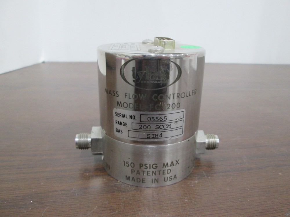 Tylan, Mass Flow Controller, FC-200, 200 SCCM, SIH4, Used