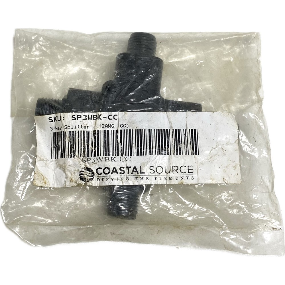 Coastal Source 3-Way Splitter 12AWG (CC) SP3WBK-CC