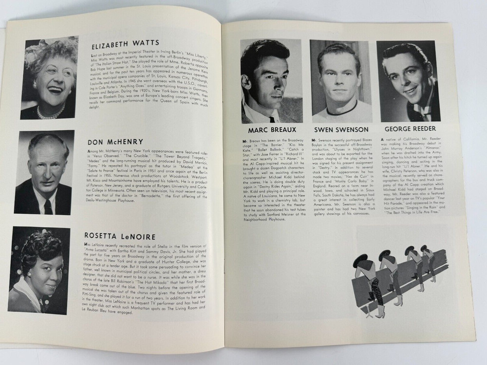Destry Rides Again Andy Griffith 1959 Broadway Musical Souvenir Program Playbill
