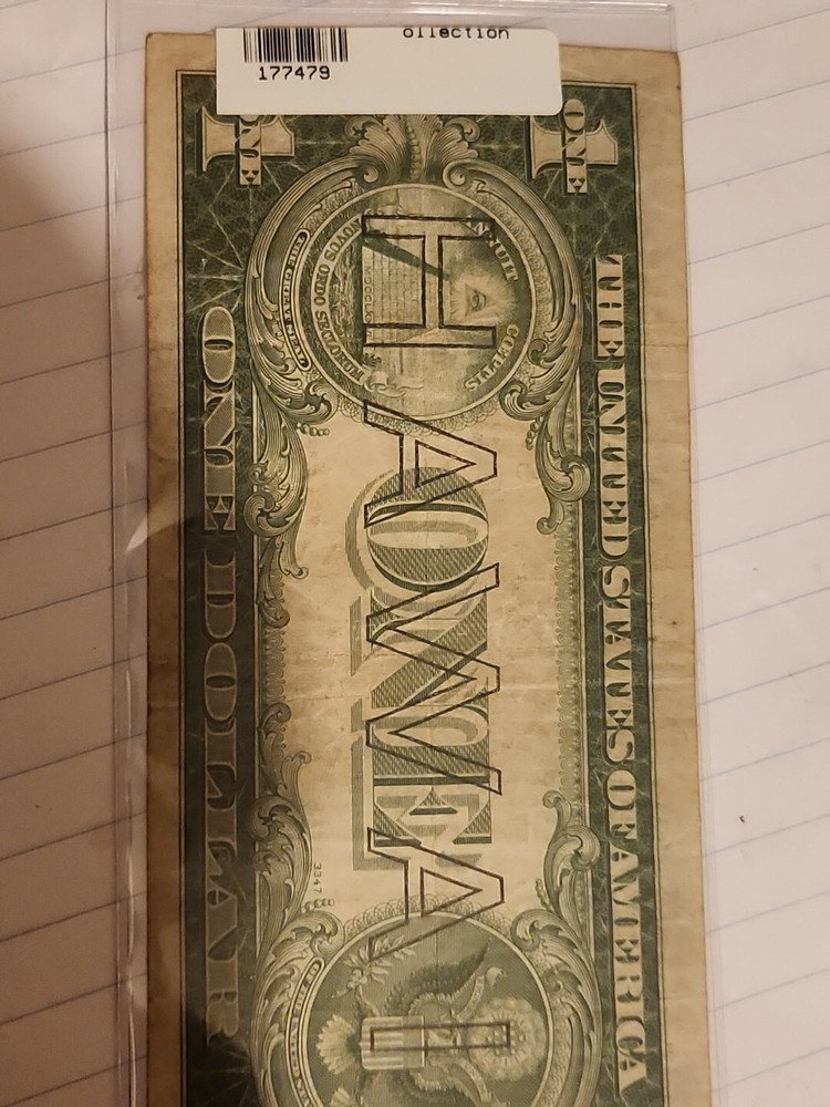 $1.00.1935-A HAWAII BROWN SEAL Front PRINT MISALIGNMENT ERROR