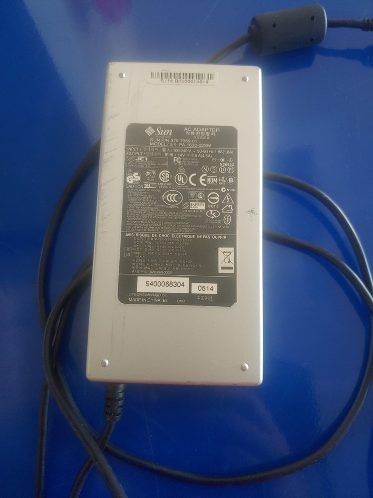 SUN, 370-7069, SunRay 170 AC Adapter