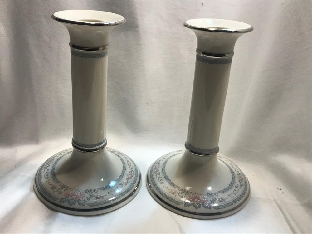 Lenox Charleston Candlestick Pair