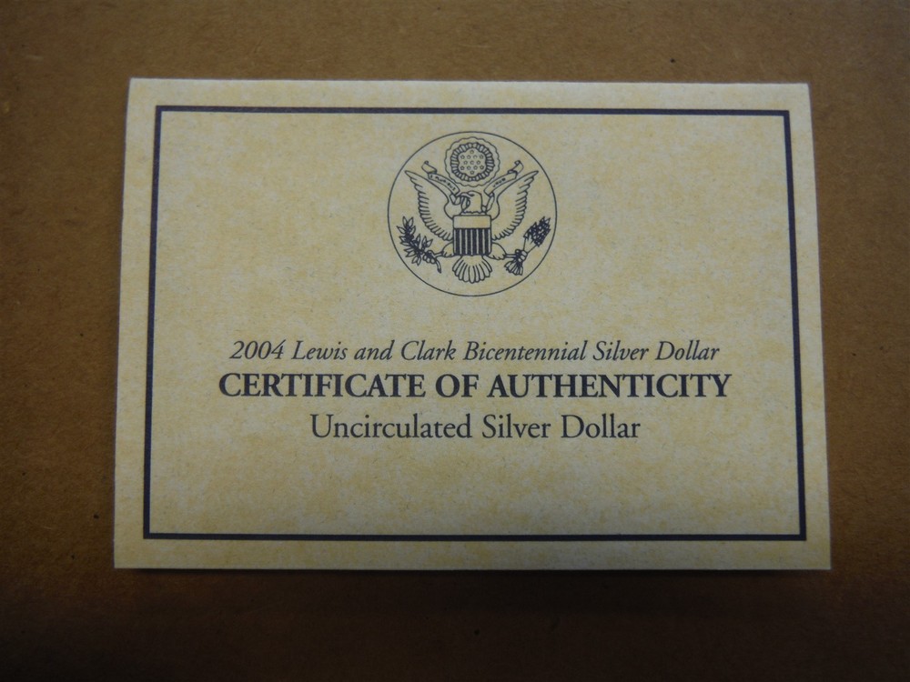 2004 Lewis + Clark Silver Commemorative Silver Dollar *FC3B