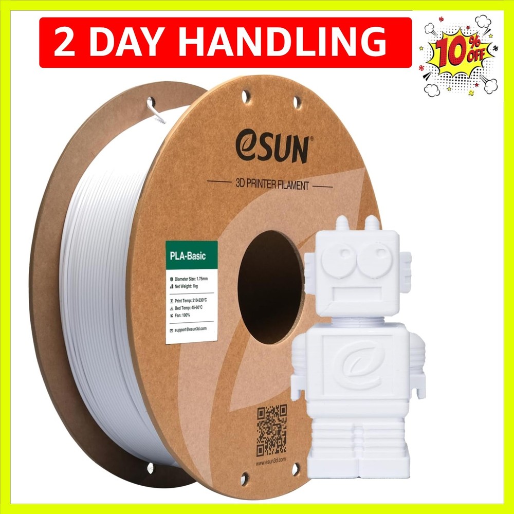 PLA Basic Filament 1.75mm, 3D Printer Filament High Speed PLA for Fast Printi...