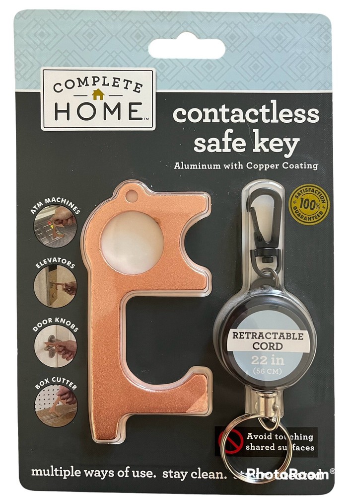 Contactless Safe Keys from Complete Home Includes Spring Retractor
