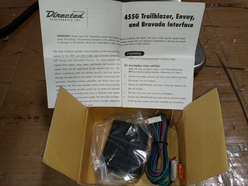 Directed Electronics 455GW Trailblazer Interface