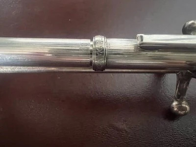 RAFAEL D'ANDRE SOLID 925 SILVER ballpoint pen writes with case
