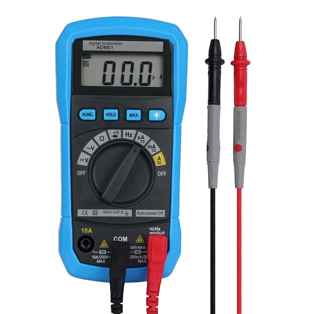 ADM01 DMM Digital Multimeter Hand-held LCD Display Auto Range AC/DC BCJL