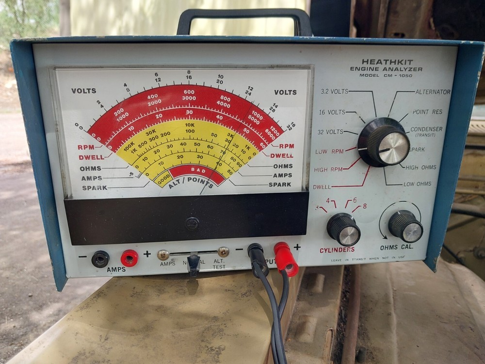 Heathkit Engine Analyzer CM-1050 works