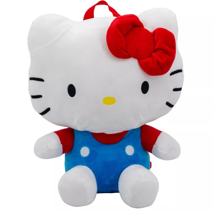 Hello Kitty Plush Backpack Bookbag Sanrio