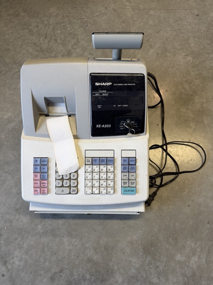 Sharp XE-A203 Electronic Cash Register