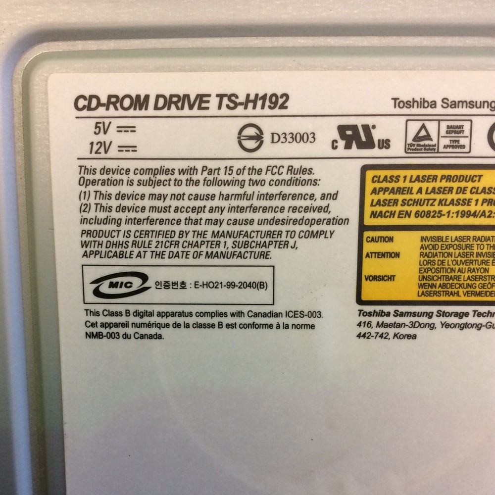 TS-H192 Optical Disc Drive