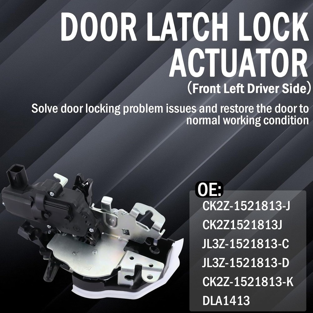 Front Left Driver Side Door Latch Lock Actuator Compatible with Ford F-150 2015-