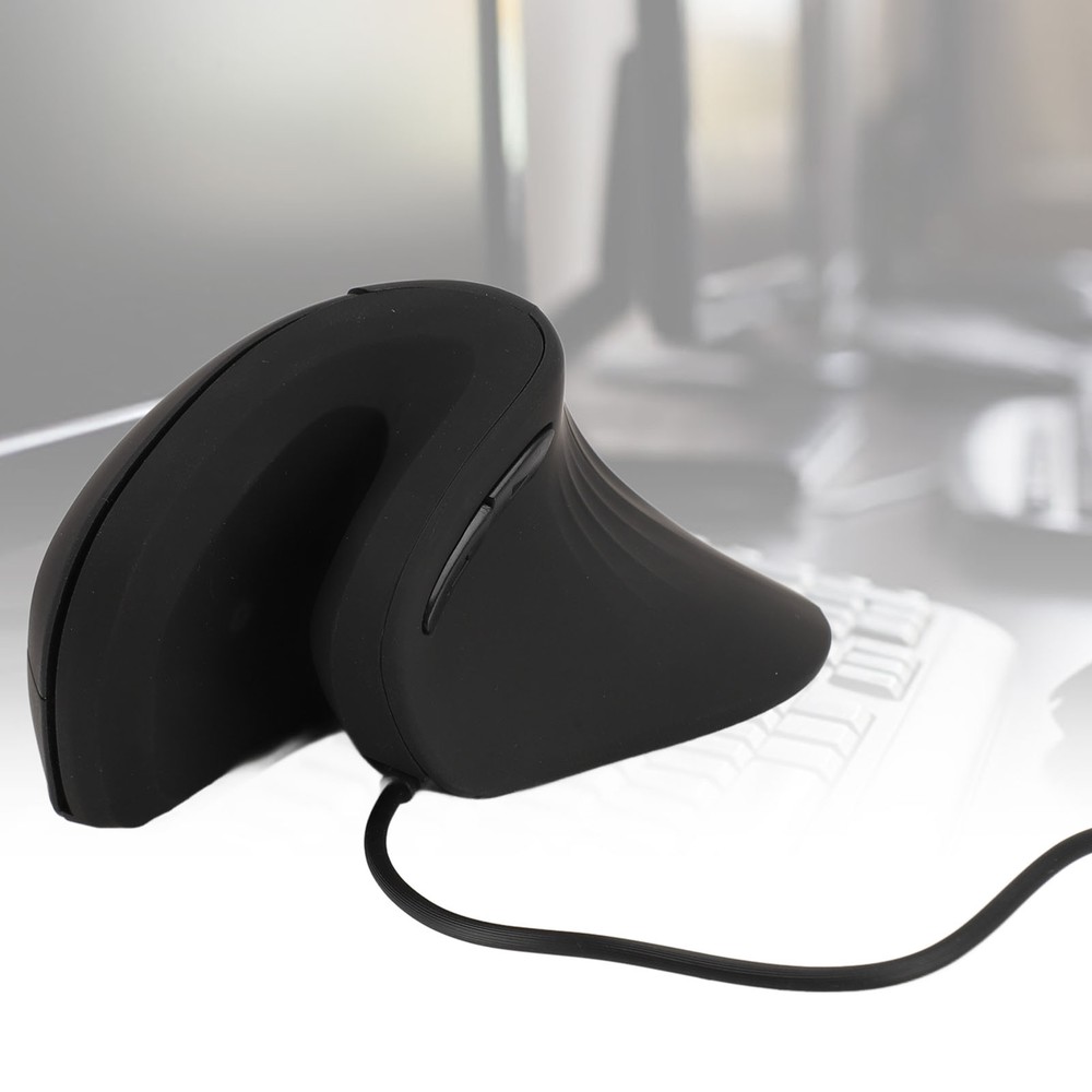 New USB Vertical Wired Mouse 4 Adjustable DPI Silent Click Ergonomic Vertical Op
