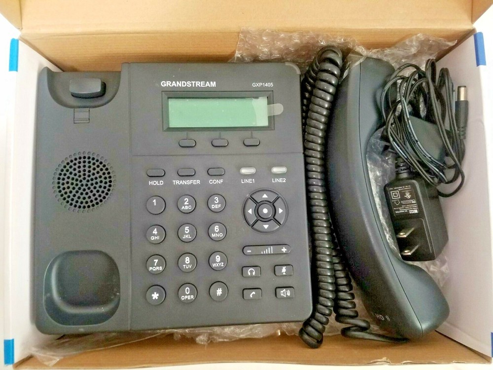 IP Phone Grandstream GXP1405 Basic Small Business w/ Grandstream POE Adaptor