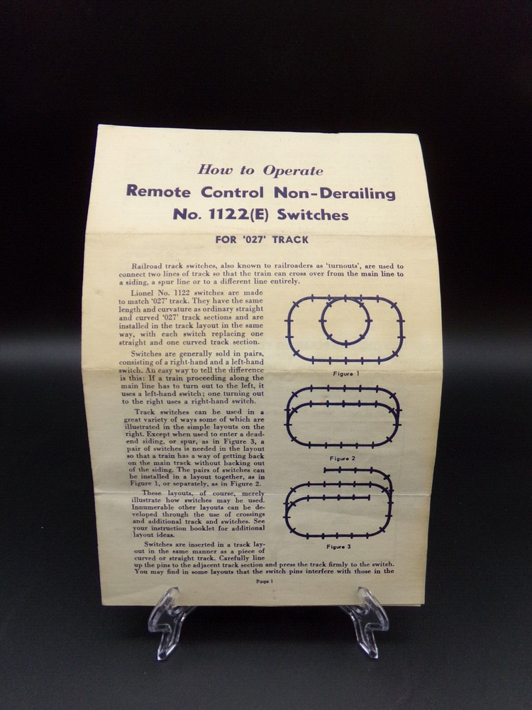 Assortment of Lionel Model Train Instruction Booklets
