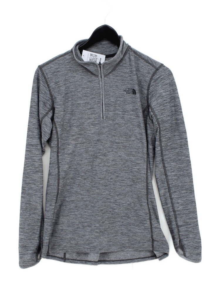 The North Face Men's Loungewear M Grey Polyester with Elastane Mock Neck Basic