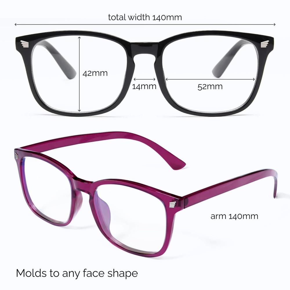 Livho High Tech Blue Light Blocking Computer Glasses - Protect Eyes & Reduce Str