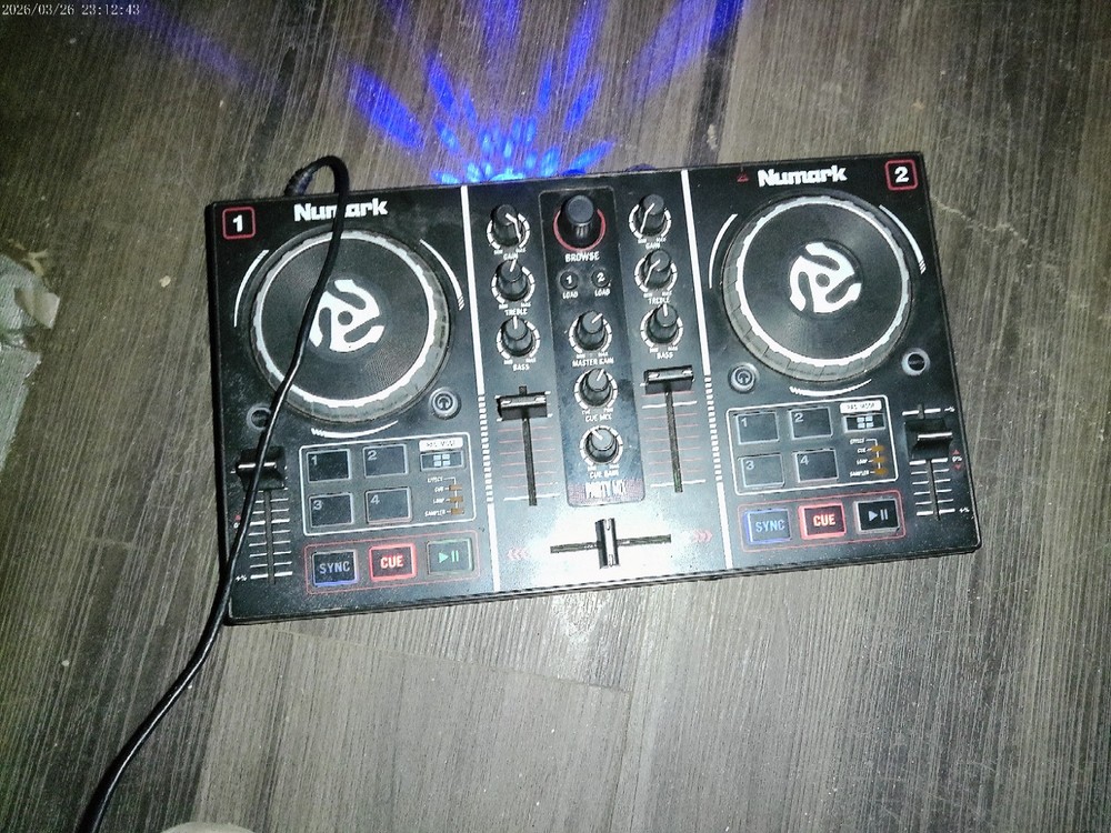 Numark PARTYMIXLIVEXUS Double Deck Controller - Black