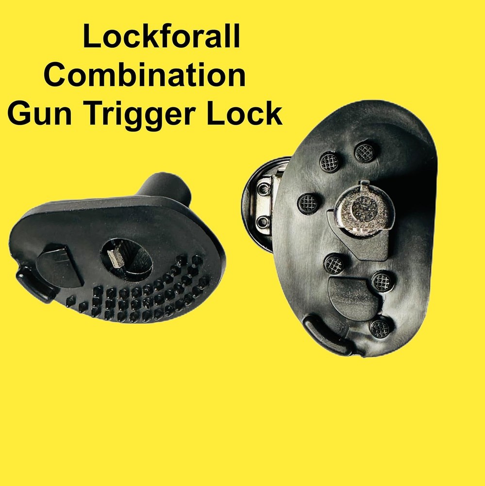 Gun Trigger Lock, 3 Digit Set Own Combination Lock Password- Universal Fits with