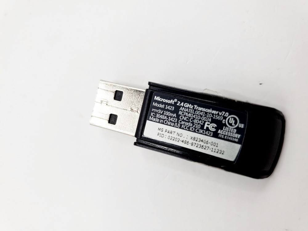 Microsoft 1423 2.4ghz Transceiver V7.0 Wireless USB Dongle