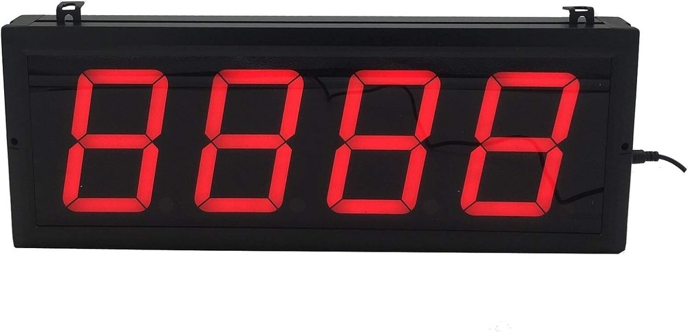 LED Up/Down Counter with Switch Box & Remote Red 4'' LED Display