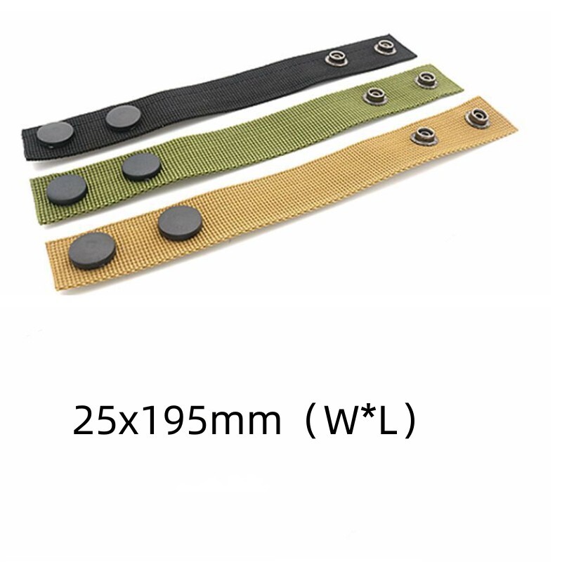 4Pcs Duty Belt,Nylon Belt Keeper with Double Snaps, Dense Fabric Belt Loop