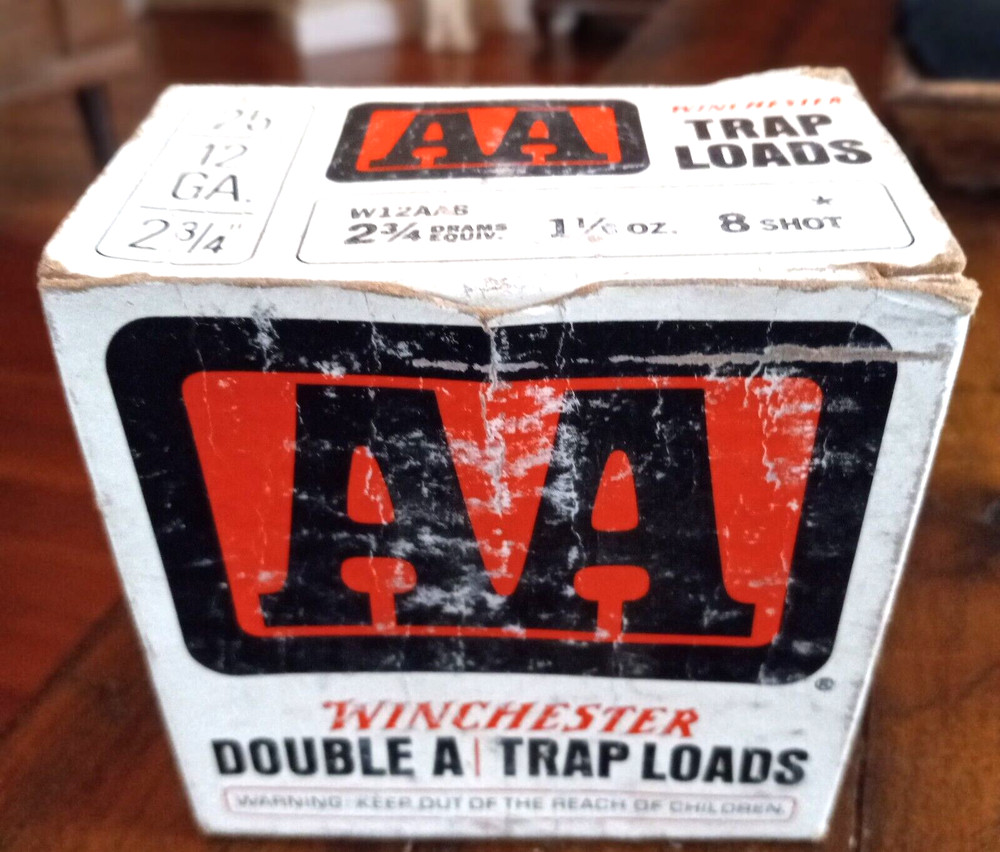 Winchester AA Double A Trap Load Box Empty 12ga
