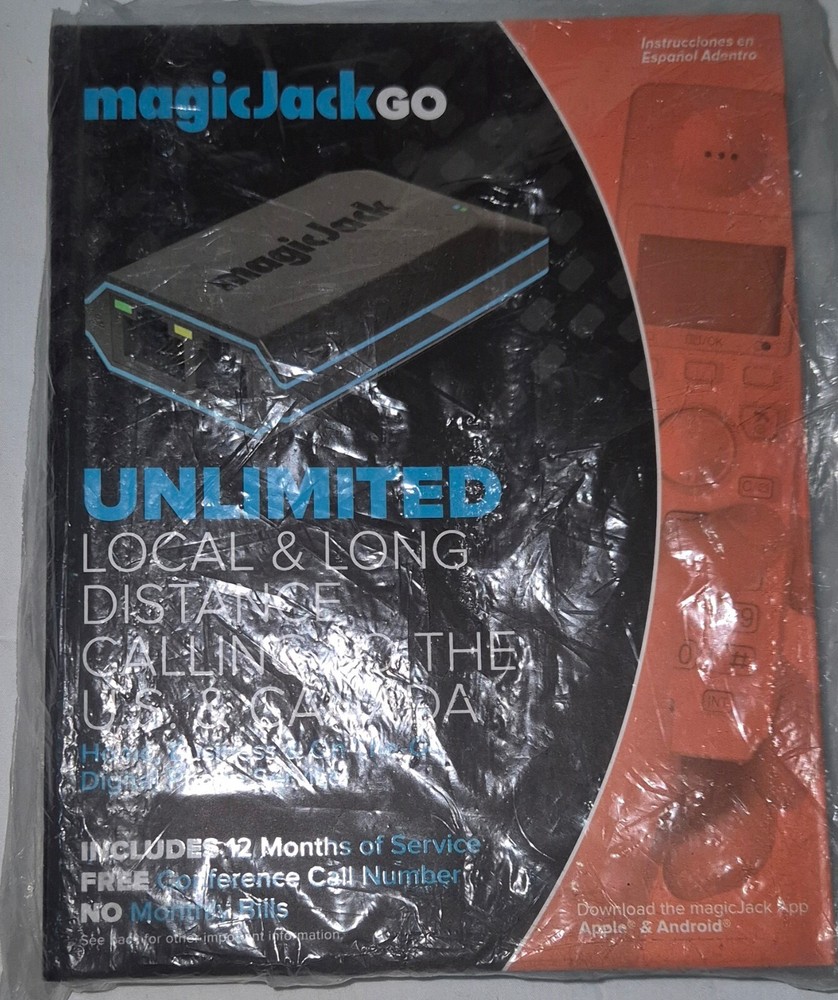 MagicJack Go (K1103G) Digital Phone Service