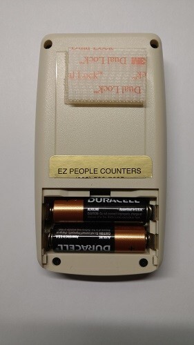 battery powered directional people counter