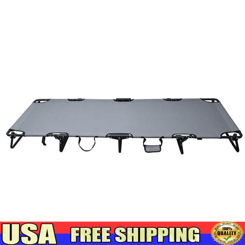 Camping Folding Cot Easy Setup Portable Low Profile Comfortable Sleep Tent Gear
