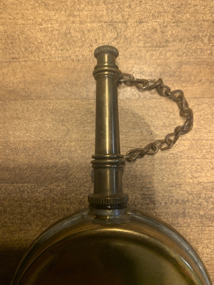 Antique Brass Banjo Oiler- War Time Oiler Can