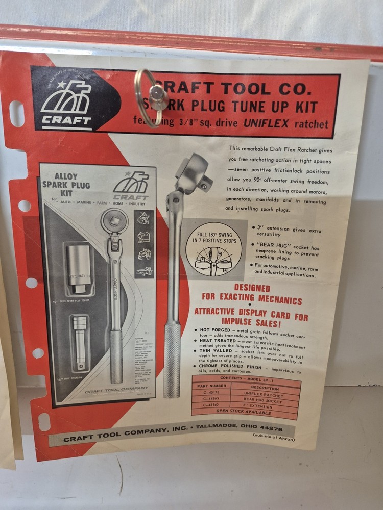 Craft Tool Company Catalog Inserts