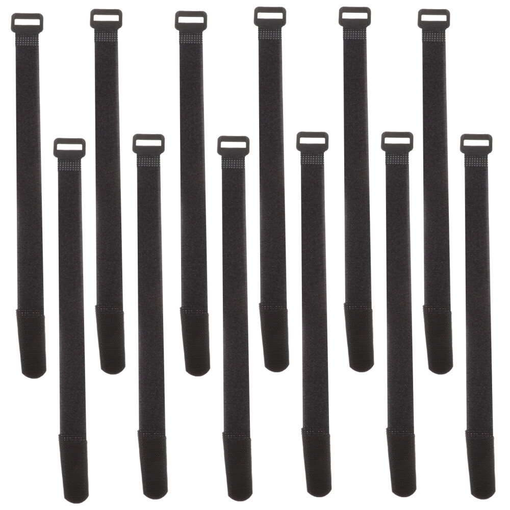 12PCS Reusable Fastening Cable Ties Nylon Cable Fixing Straps Voile Strap