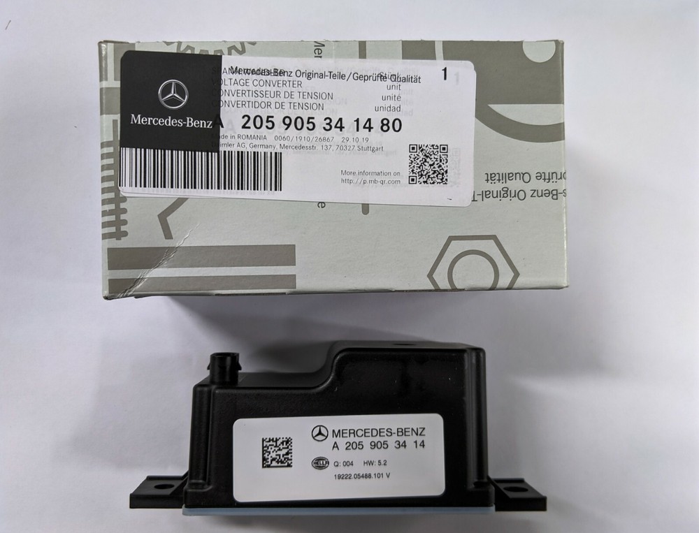 Genuine Mercedes Voltage Converter / Auxiliary Battery