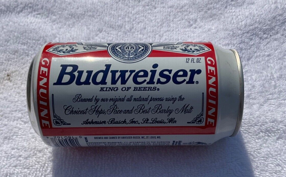 1996 Budweiser Olympic 12 oz Beer Can