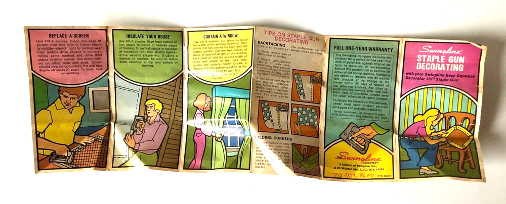 Vintage Swingline #181 Staple Gun / Tacker