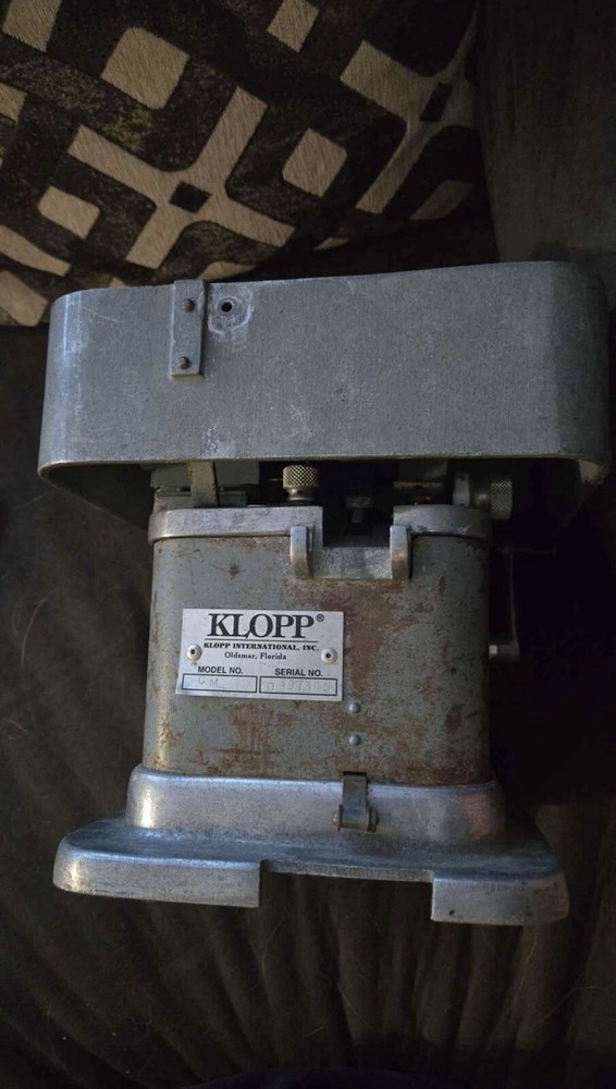 Klopp Coin Counter, Electric, Model CE,