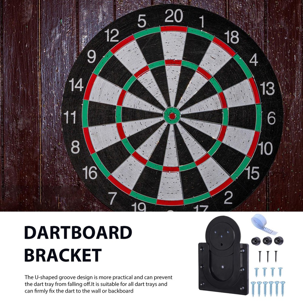 Dartboard Mounting Bracket Hardware Kit Wall Dart Board Hanger Accessories