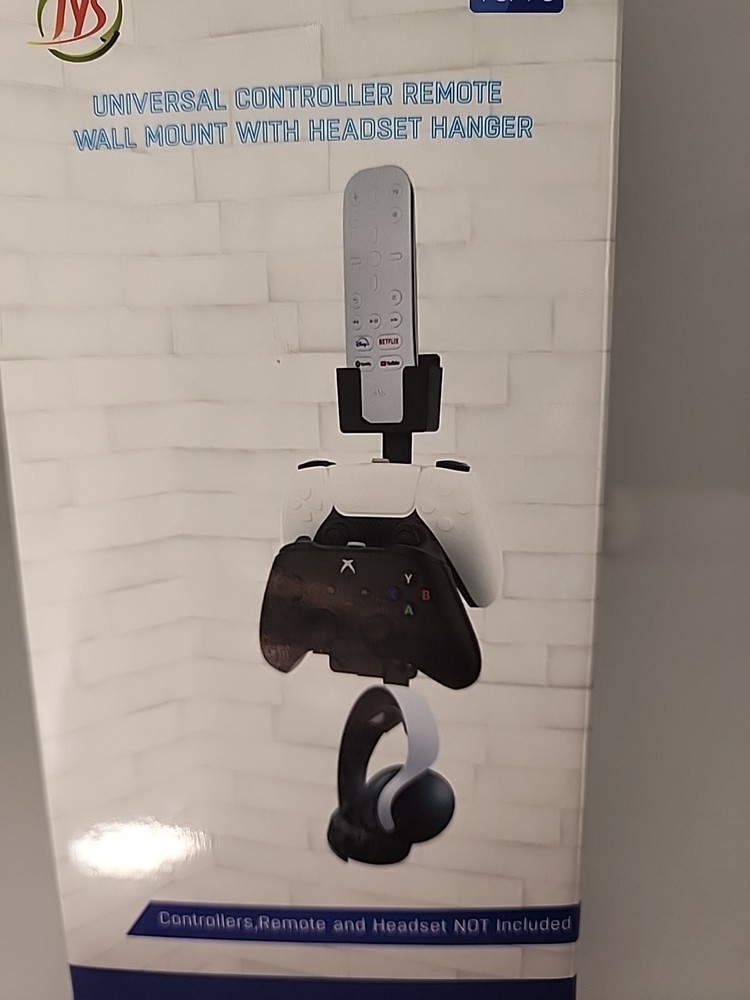JYS Universal Controller Remote Wall Mount Headset Hanger PS/ Xbox controller