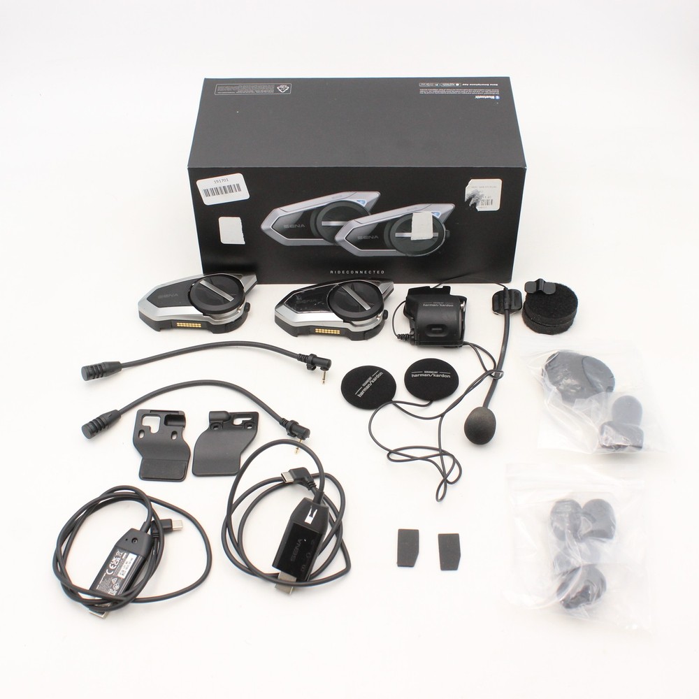 Sena 50S Dual Pack Mesh Intercom Headset in Black 50S-10D