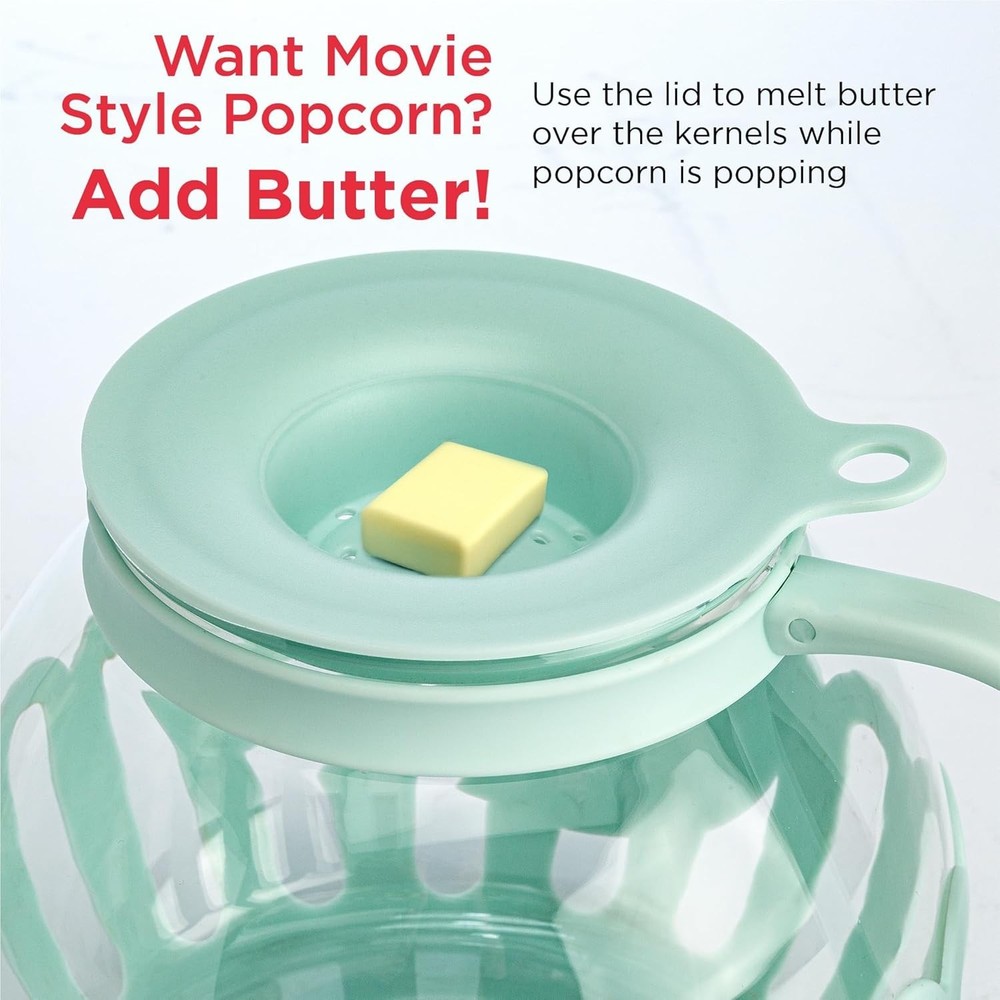 Ecolution 3-Quart BPA-Free Micro-Pop Popcorn Maker - Dishwasher Safe & Durable