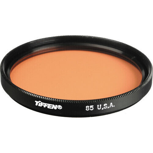 Tiffen 4985 49mm 85 Filter -  5500 to 3400K Color Temp Decrease
